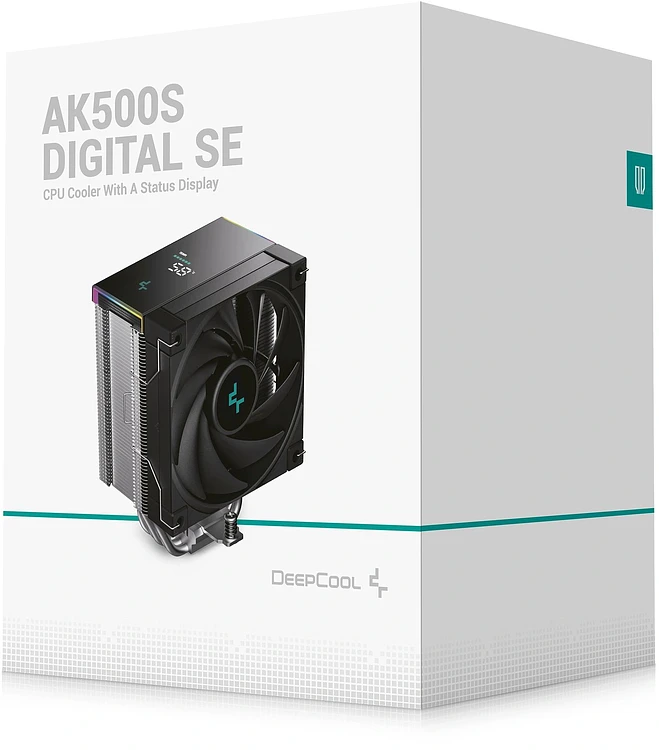 Кулер для процессора DeepCool AK500S Digital SE черный (R-AK500S-BKADMN-GJD)