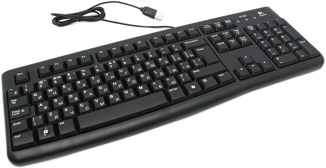 Клавиатура Logitech Keyboard K120 черный (920-002506)