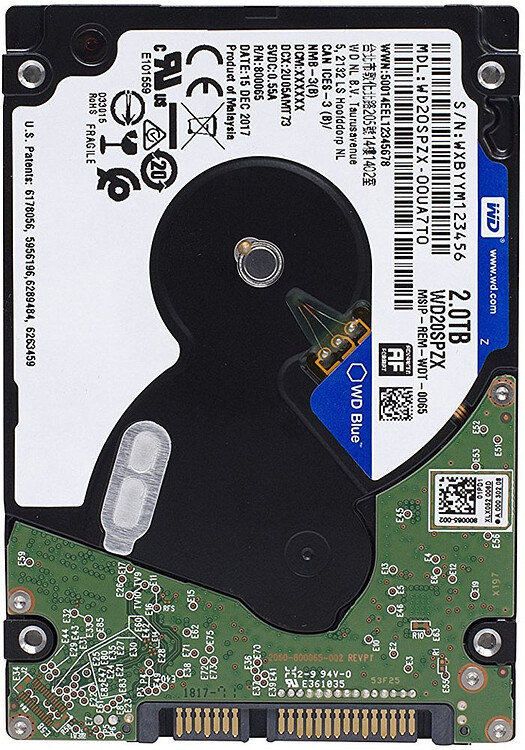 Жесткий диск WD 2TB WD20SPZX