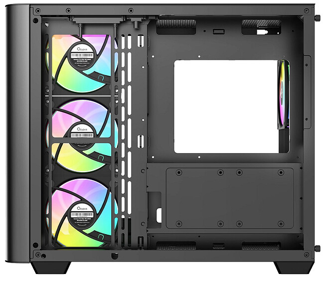 Корпус Ocypus Iota C70 BK Curve ARGB Digital (Iota-C70-BKD400CD-GL)