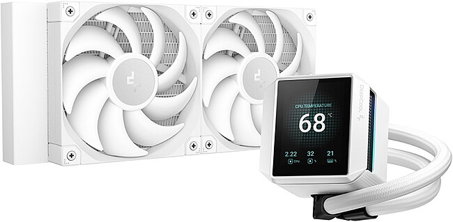 Система жидкостного охлаждения для процессора DeepCool Mystique 240 WH (R-LX240-WHDSNMP-G-1)