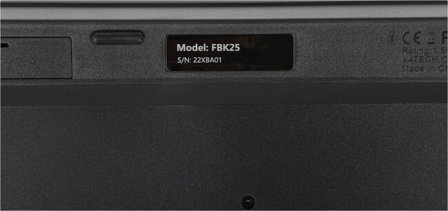 Клавиатура A4Tech Fstyler черный/серый (FBK25)