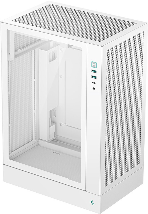 Корпус DeepCool CH170 Plus WH miniITX без БП белый (R-CH170-WHNGM0-G)