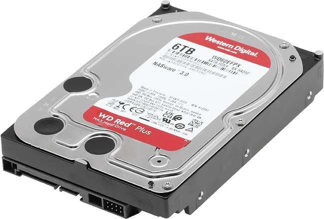 Жесткий диск WD Red Plus 6TB (WD60EFPX)