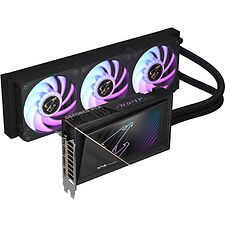 Видеокарта GigaByte AORUS GeForce RTX 5080 Xtreme Waterforce 16G GDDR7 (GV-N5080AORUSX W-16GD)