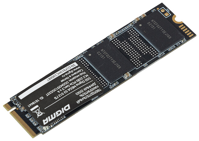 SSD диск Digma Mega S3 512GB (DGSM3512GS33T)