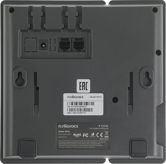 IP-телефон Flying Voice FIP-10 черный