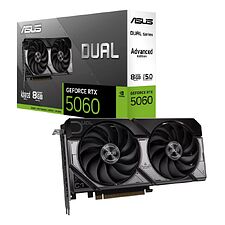 Видеокарта ASUS Dual GeForce RTX 5060 OC 8GB GDDR7 DUAL-RTX5060-O8G-A (90YV0PS0-M0NA00)