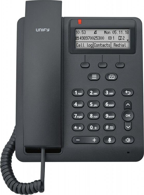 IP-телефон Unify OpenScape CP100 черный (L30250-F600-C434)