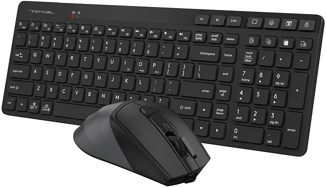 Набор периферии A4Tech Fstyler FB2800C Air2 черный/серый