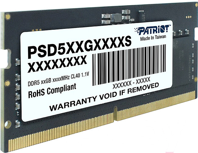 Оперативная память Patriot Signature Line 8GB DDR5 (PSD58G560041S)