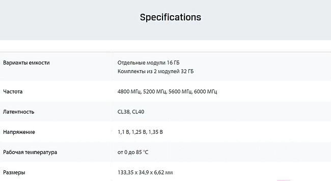 Оперативная память Kingston Fury Beast 16GB PC-41600 DDR5-5200 CL-40 Black (KF552C40BB-16)