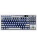 Клавиатура Royal Kludge RK M87 Cream switch/Ocean Blue