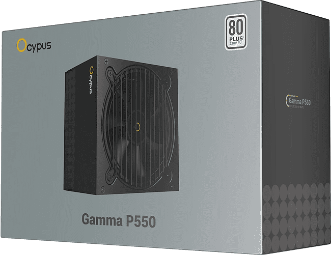 Блок питания Ocypus Gamma P550 BK 550W (Gamma-P550-W1HDBK024X-EU)