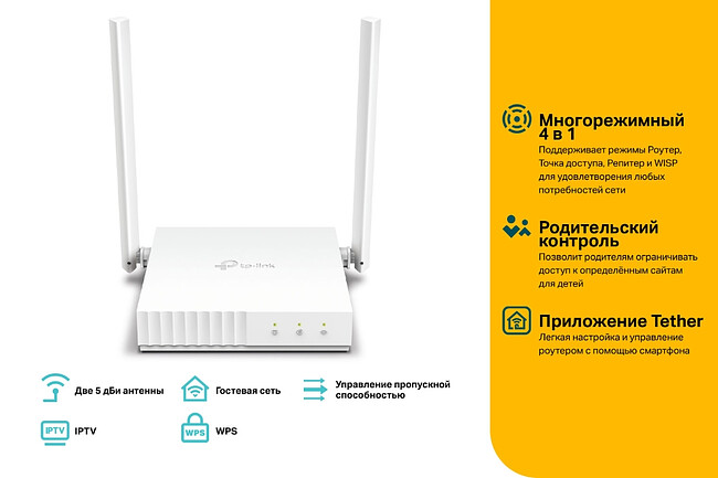Wi-Fi роутер TP-Link TL-WR844N