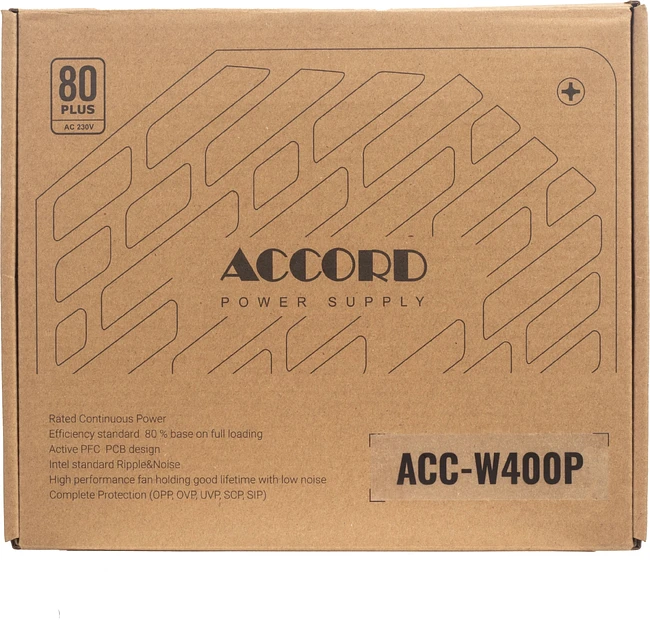 Блок питания Accord ATX 80 Plus 400W White (ACC-W400P)