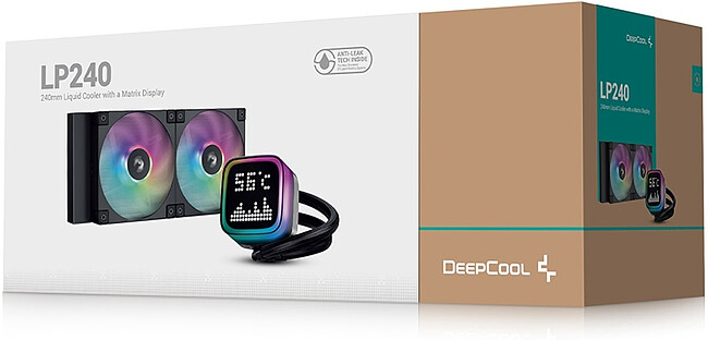 Система жидкостного охлаждения для процессора DeepCool LP240 Black (R-LP240-BKMSNC-G-1)