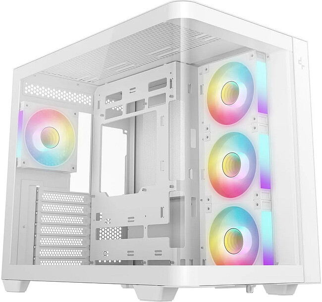 Корпус DeepCool CG530U 4F WH ATX без БП белый (R-CG530U-WHAGA4-G)