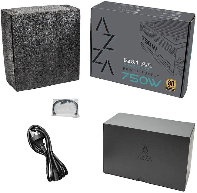 Блок питания Azza PSAZ-750G ATX 3.1 750W