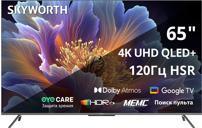 Телевизор Skyworth 65Q66H черный