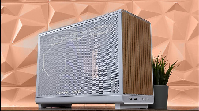 Корпус Lian Li A3-mATX без БП White/Wood (G99.A3W-WD.00)