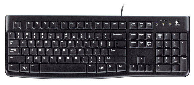 Клавиатура Logitech Keyboard K120 черный (920-002506)