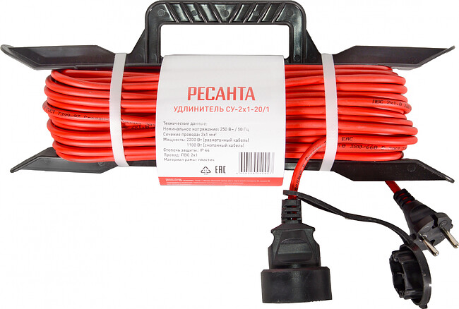 Удлинитель Ресанта СУ-2х1-20/1 (61/118/2)