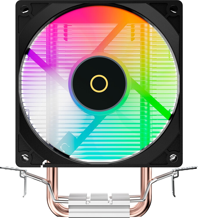 Кулер для процессора Ocypus Gamma A20 BK ARGB черный (Gamma-A20-BK1AAWN00F-GL)