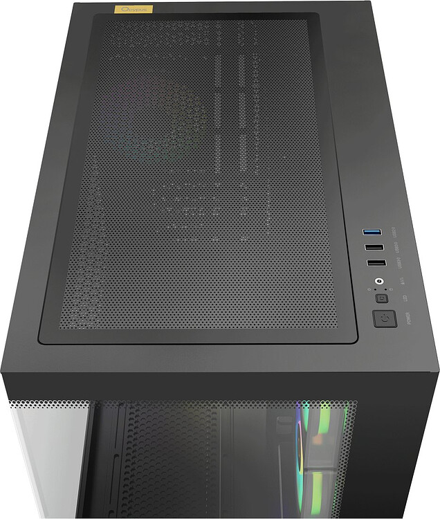 Корпус Ocypus Gamma C54 BK ARGB без БП черный (Gamma-C54-BKD300XX-GL)