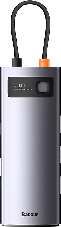 Док-станция Baseus Metal Gleam Series 4-in-1 (WKWG070013)