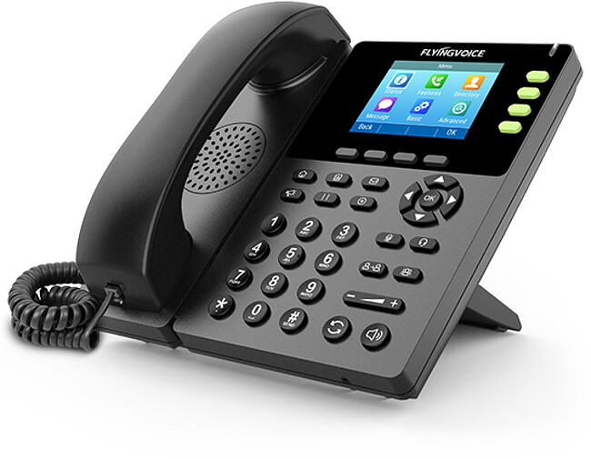 IP-телефон Flying voice FIP13G черный
