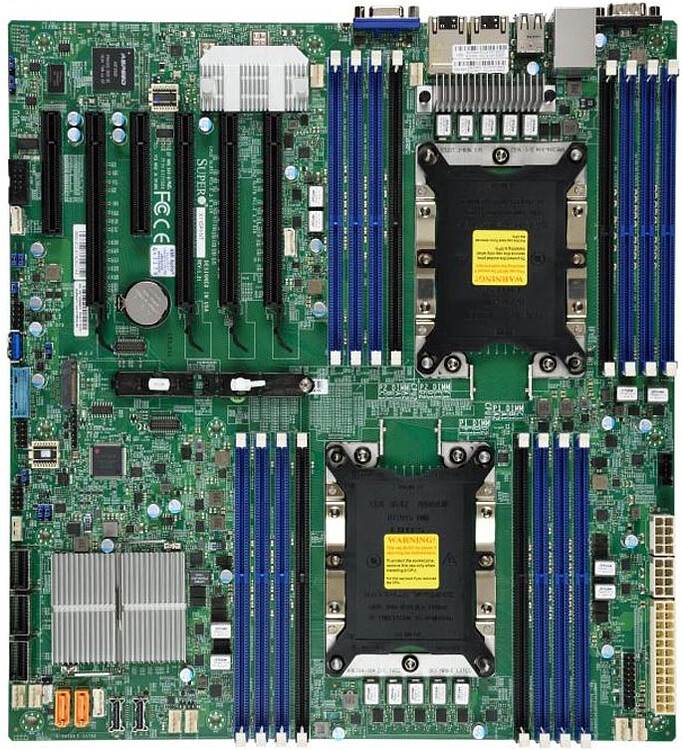 Материнская плата SuperMicro C621 S3647 (MBD-X11DPI-NT-O)