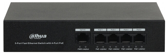 Коммутатор Dahua DH-PFS3005-4ET-36