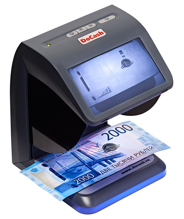 Детектор банкнот Docash mini IR/UV/AS мультивалюта