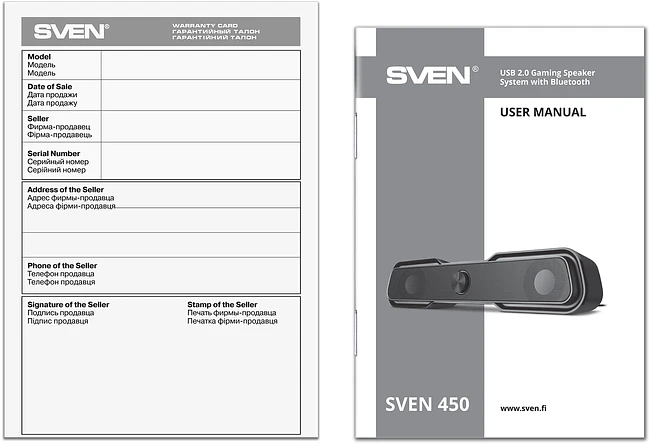 Акустика Sven 450 (SV-020958)