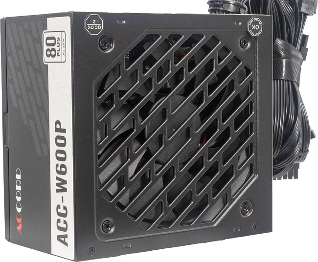Блок питания Accord ATX 600W 80 Plus White (ACC-W600P)