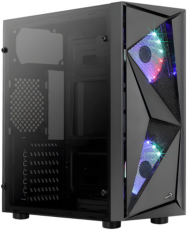 Корпус AeroCool ATX Без БП Glider (Cosmo-G-BK-v1)