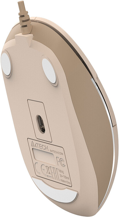 Мышь A4Tech Fstyler FM26S бежевый/коричневый/Cafe Latte