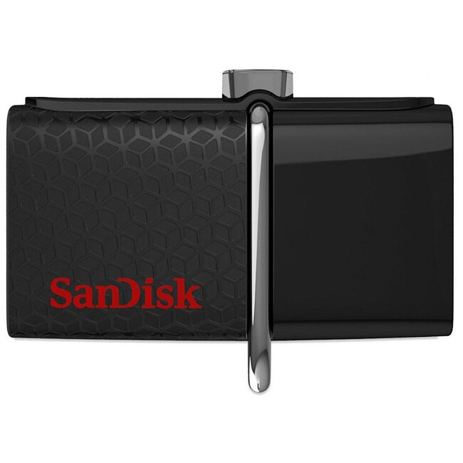 USB Flash-накопитель SanDisk Ultra Dual Drive M3.0 128GB черный/серый (SDDD3-128G-G46)