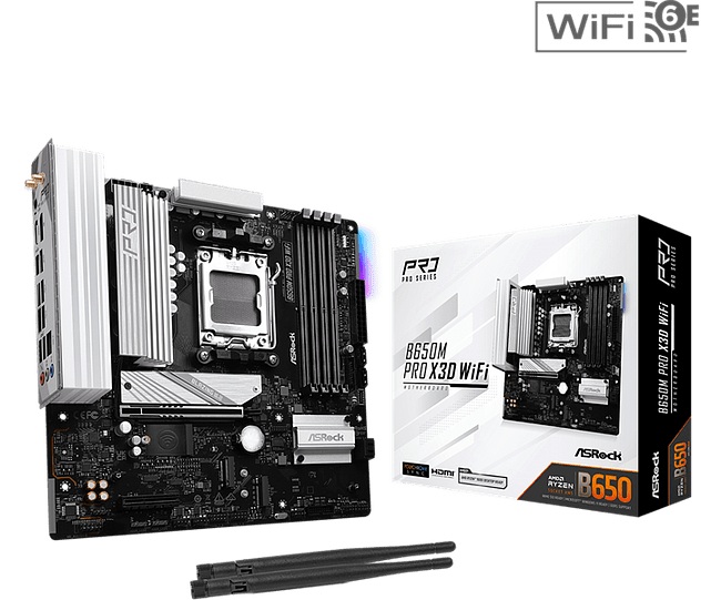 Материнская плата Asrock B650M Pro X3D WIFI