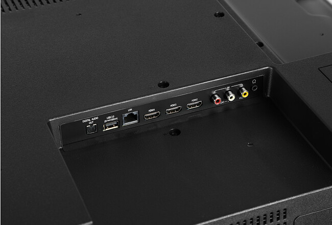 Телевизор Hyundai H-LED75QBU7500 черный/серебристый