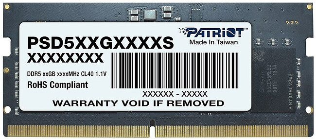 Оперативная память Patriot Signature Line 8GB DDR5 (PSD58G560041S)