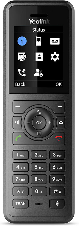 IP-телефон Yealink W77P черный