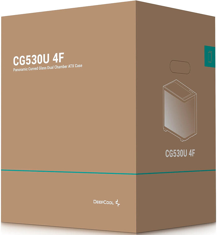 Корпус DeepCool CG530U 4F ATX без БП черный (R-CG530U-BKAGA4-G)