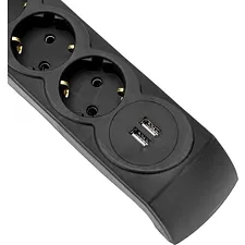 Сетевой фильтр Kranz 13-4702 черный