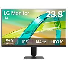 Монитор LG 24U411B-B черный