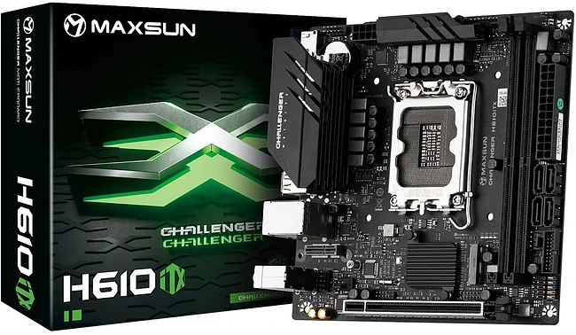 Материнская плата Maxsun MS-Challenger H610ITX 2LAN V3