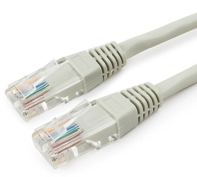 Патч-корд Premier PP6U-0.5M серый
