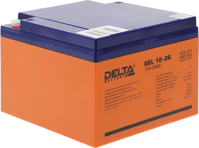 Аккумулятор для ИБП Delta GEL 12-26