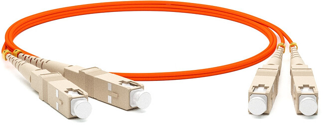 Патч-корд Hyperline FC-D2-50-LC/PR-SC/PR-H-3M-LSZH-OR